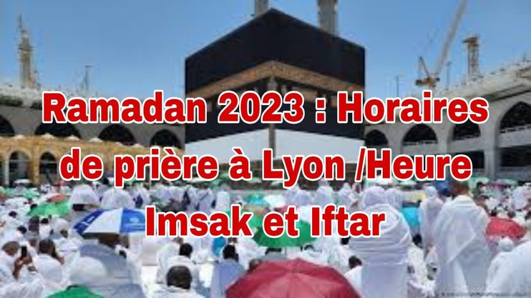 Iftar et imsak : Découvrez les horaires de ce jour à Lyon Horaires de prière et d'iftar à Lyon pendant Ramadan 2023.