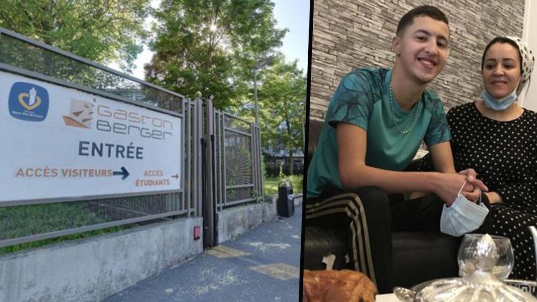 Mort d’un lycéen algérien en France : De croustillants détails dévoilés Jeune lycéen algérien avec une femme dans un café en France.