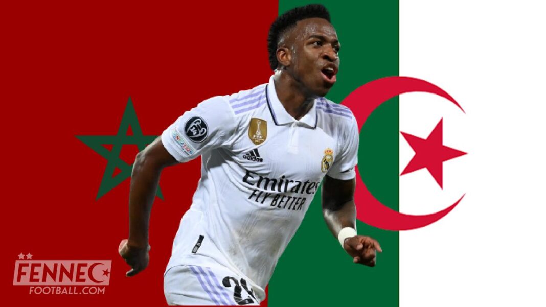 Maroc vs Brésil : Vinicius Junior provoque les Marocains Vinicius Junior en action lors du match Maroc vs Brésil.