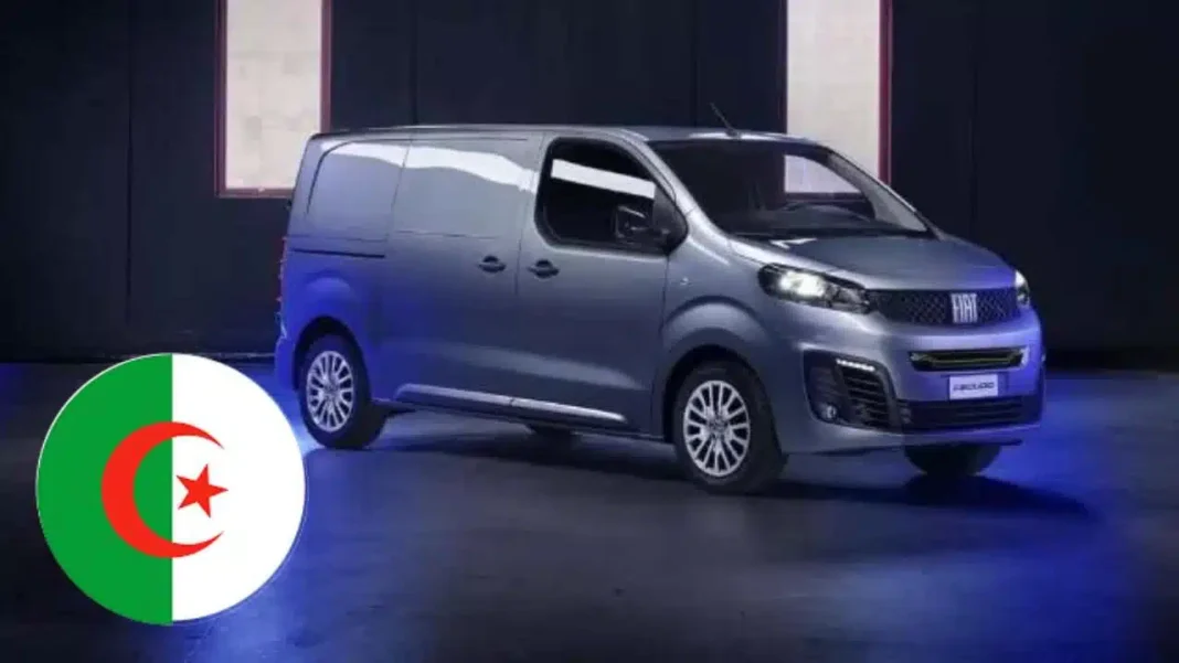 Automobile Algérie : La Fiat Scudo s’offre à ce prix alléchant. Véhicule utilitaire Fiat Scudo dans un entrepôt en Algérie.