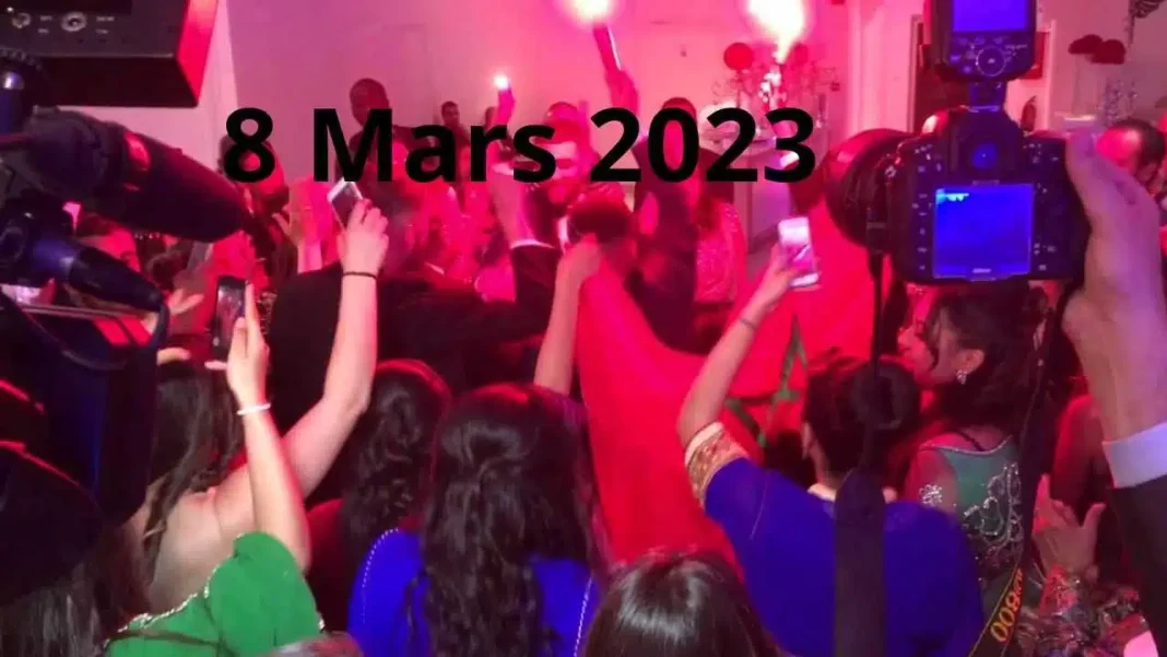 Batna : un mari aurait répudié sa femme pour cette raison étrange Célébration de mariage avec foule et décor coloré à Batna.