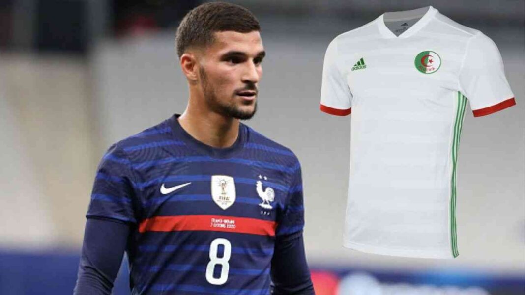 Equipe d’Algérie : Houssem Aouar change de nationalité sportive et rejoint Djamel Belmadi Houssem Aouar porte le maillot de l'équipe d'Algérie.