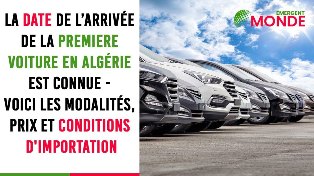 Algérie : Enfin voici la date d’arrivée des véhicules importés Véhicules neufs alignés dans un parking en Algérie.