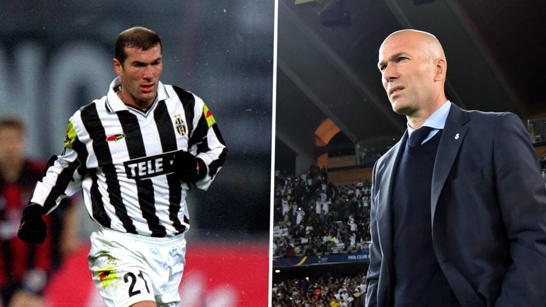 Zinedine Zidane à la Juventus Zinedine Zidane lors d'un match de football avec la Juventus.