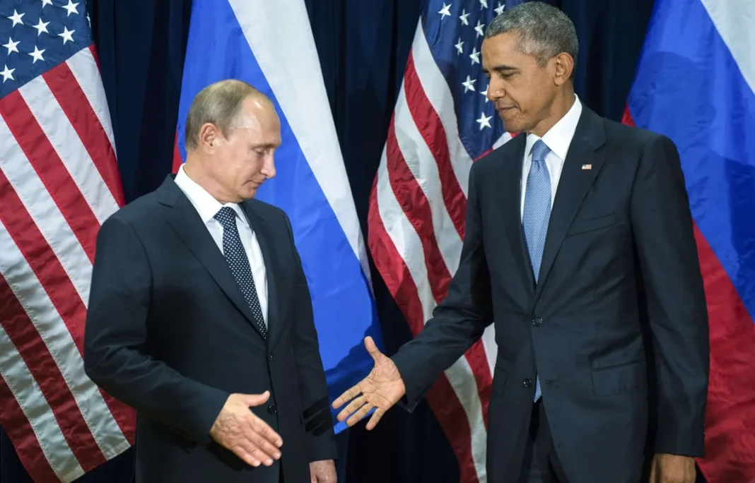 Barack Obama persona non grata en Russie Vladimir Poutine et Barack Obama lors d'une rencontre diplomatique.