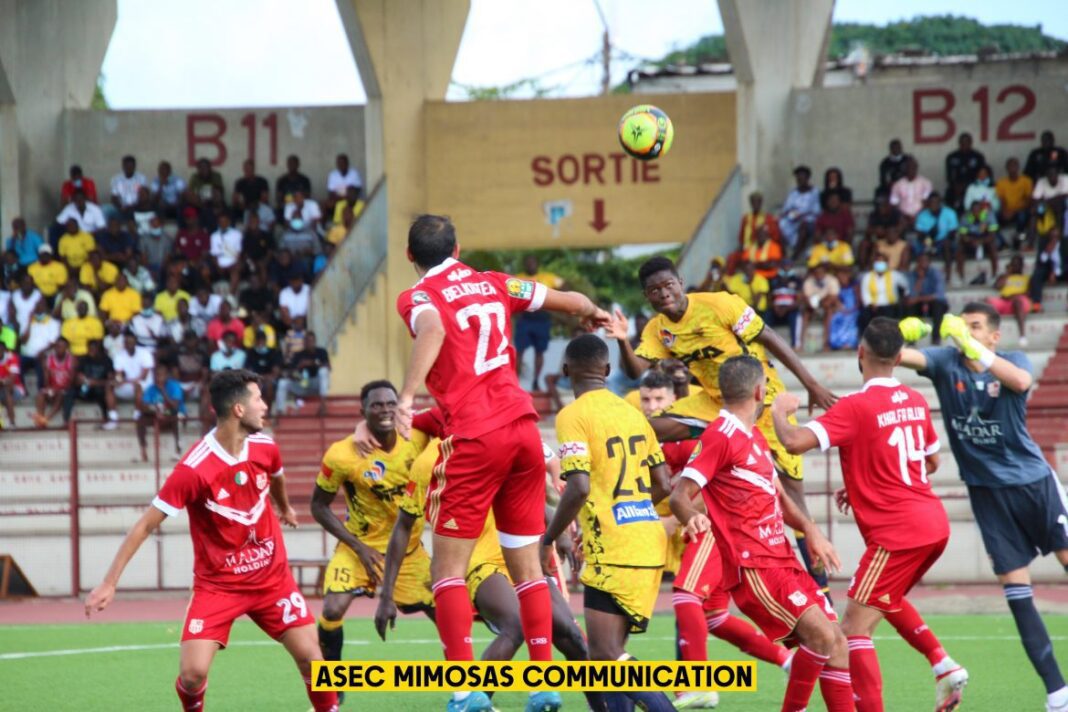 ASEC Mimosas – USM Alger : Cliquez ici pour suivre le match à 18h, heure en France ? Match de football entre ASEC Mimosas et USM Alger au stade.