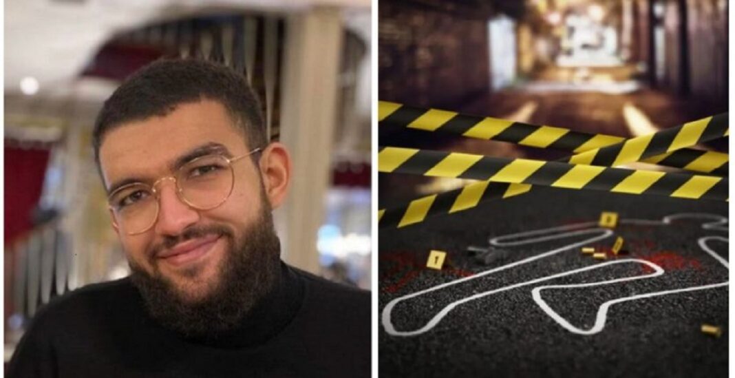 France : un dentiste algérien poignardé à mort par 10 personnes Jeune homme souriant avec lunettes et barbe, portrait en gros plan.