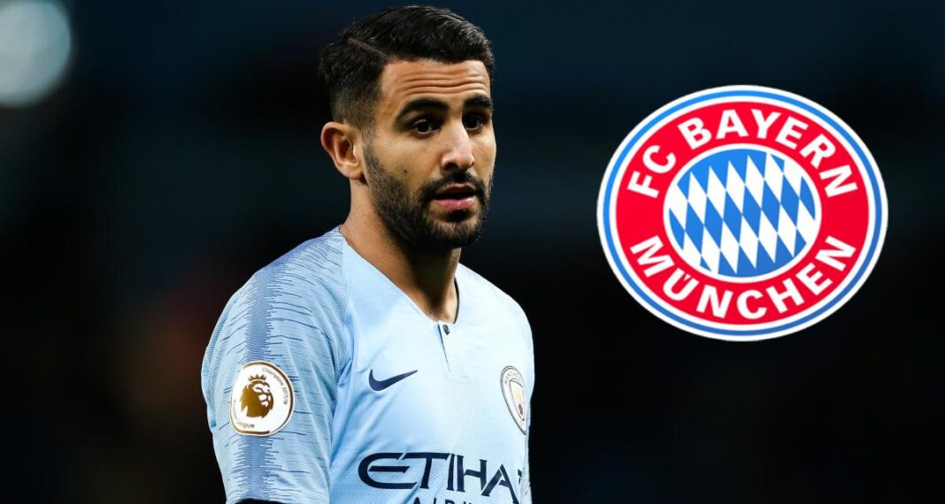 Officiel. Mahrez en route pour le Bayern Riyad Mahrez en maillot de Manchester City, prêt pour le transfert au Bayern.