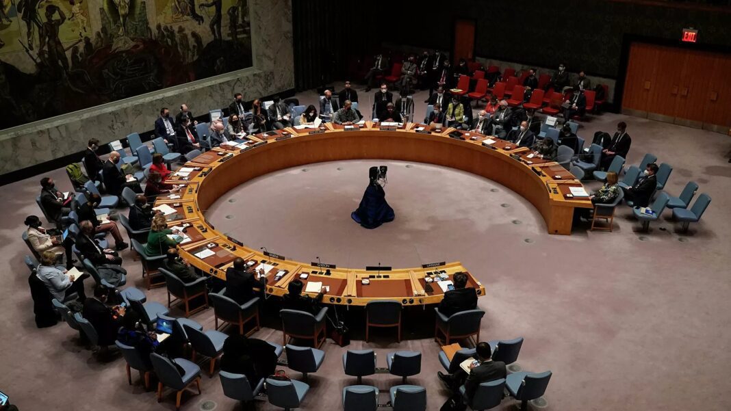 L’Algérie élue membre non permanent du Conseil de sécurité de l’ONU Réunion du Conseil de sécurité de l'ONU avec la participation de l'Algérie.