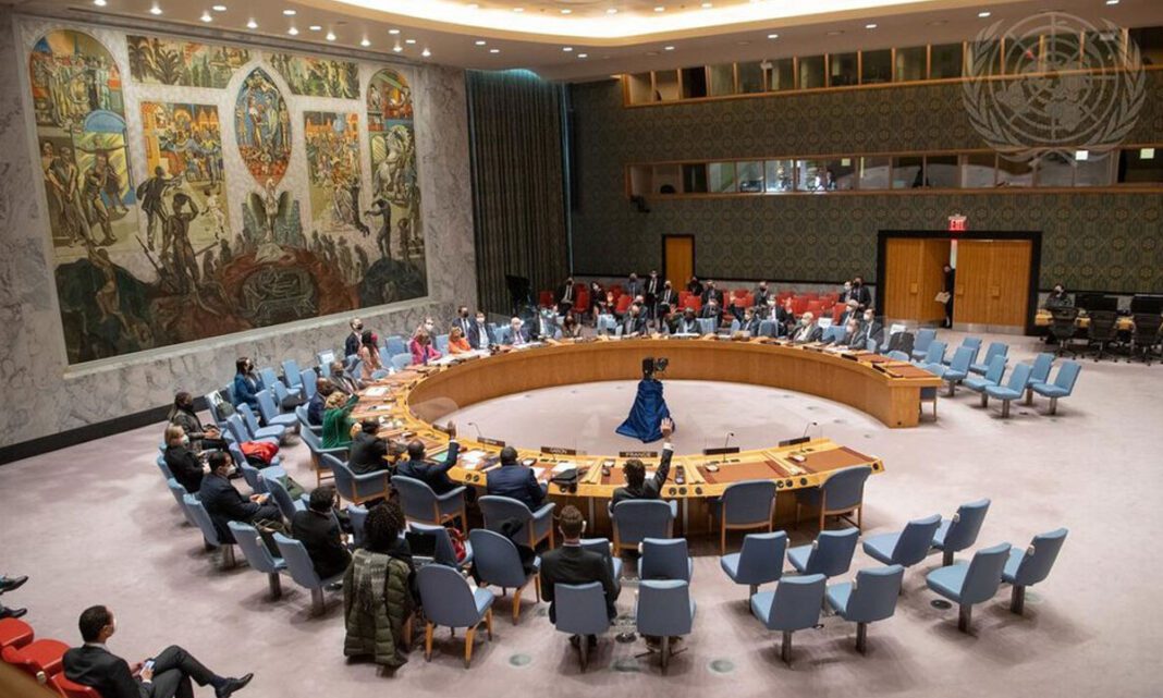 L’Algérie au conseil de sécurité de l’ONU: quels sont les pays qui ont voté contre? Réunion du Conseil de sécurité de l'ONU avec délégués internationaux.