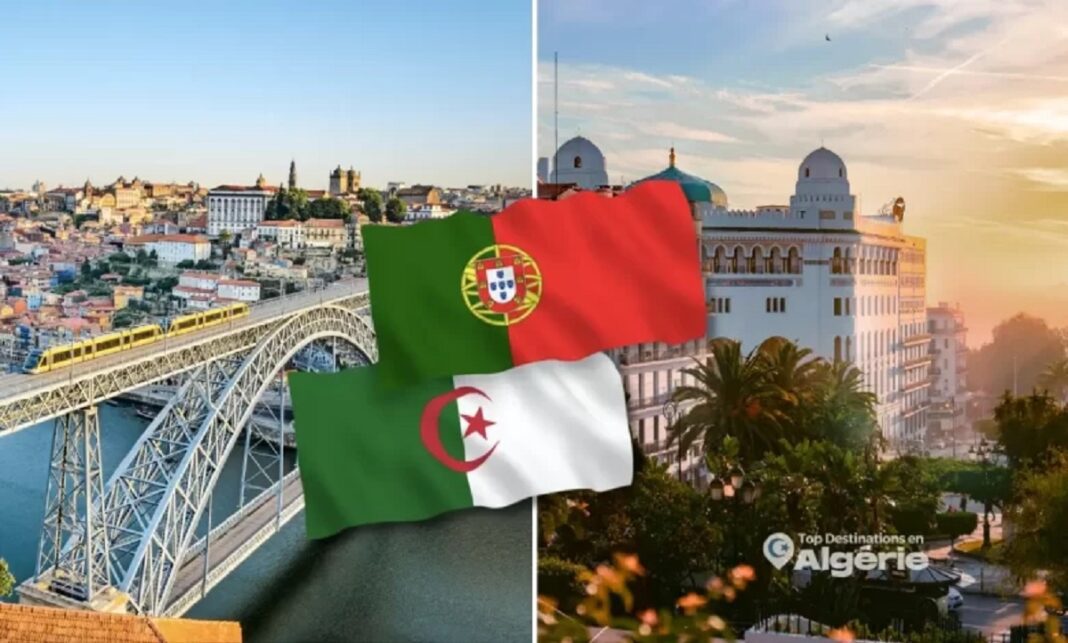 Portugal : le patrimoine culturel algérien à l’honneur Paysage de Lisbonne avec drapeaux du Portugal et d'Algérie.