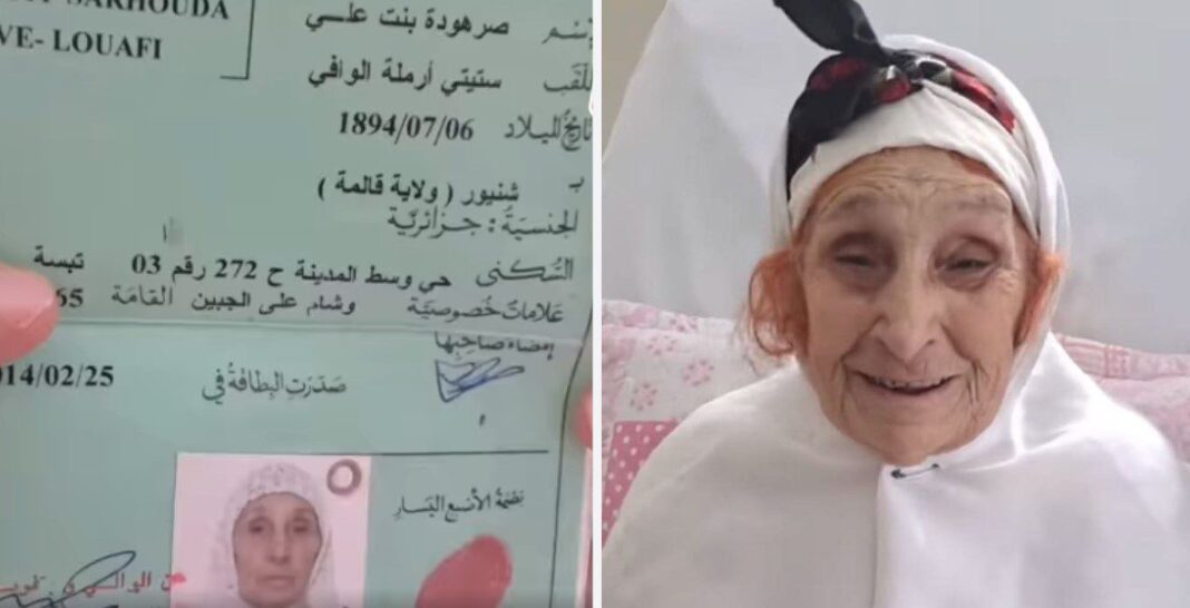 Portrait de Stiti Sarhouda, la doyenne algérienne, âgée de 120 ans.
