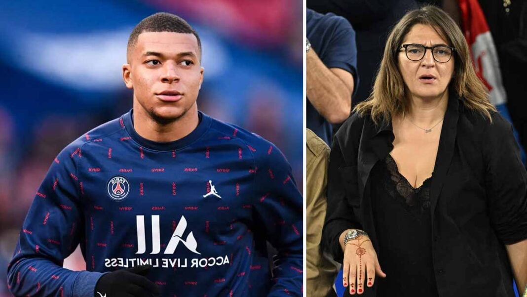 Le PSG ou le Real Madrid ? La mère de Kylian Mbappé clos le suspense Kylian Mbappé en tenue du PSG lors d'un match de football.