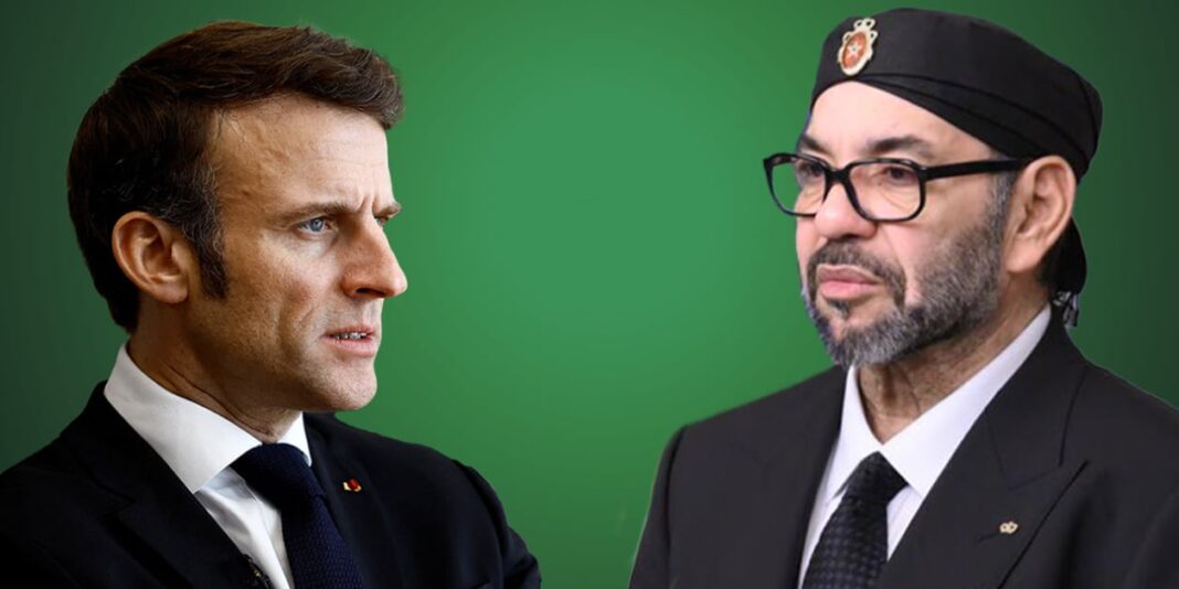 Scandale : Macron insulte Mohammed VI Macron et Mohammed VI lors d'une rencontre officielle.