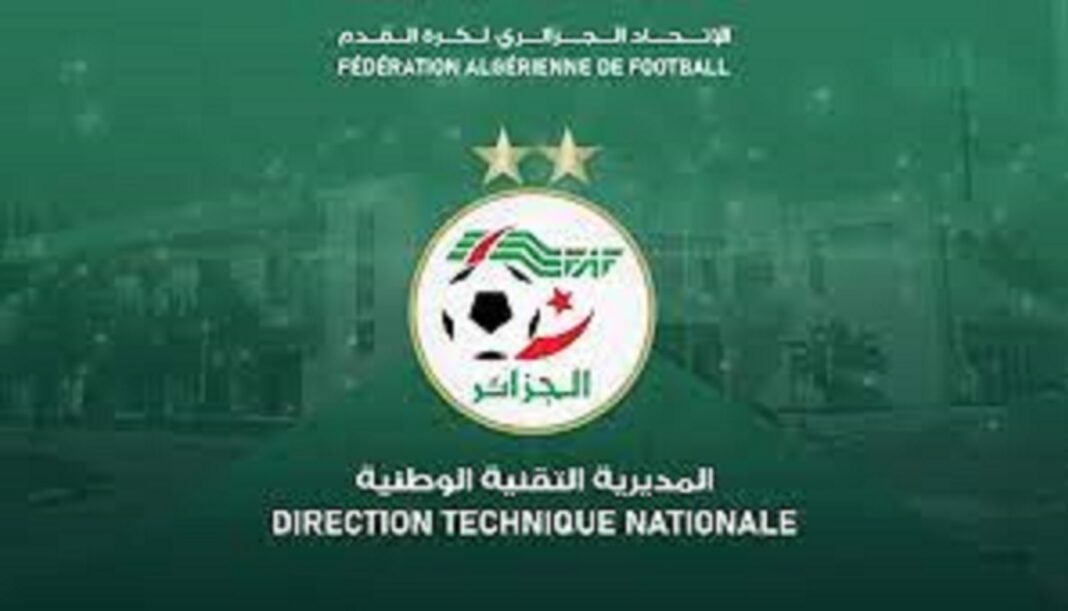 Algérie : qui sera le nouveau patron de la FAF ? Logo de la FAF avec un ballon de football et étoiles dorées.