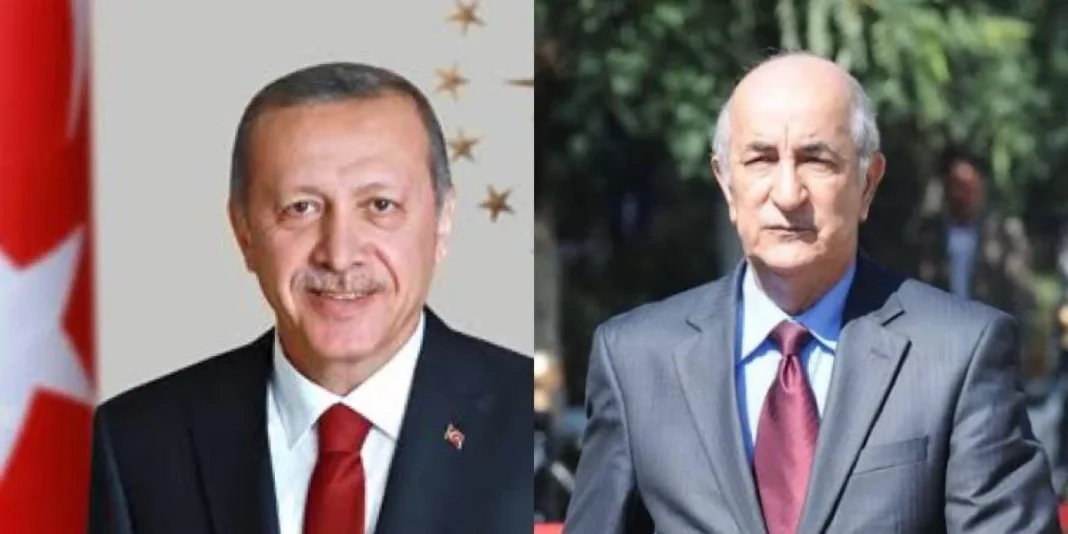 Visite officielle de Tebboune en Turquie Tebboune lors de sa visite officielle en Turquie en juillet 2023.