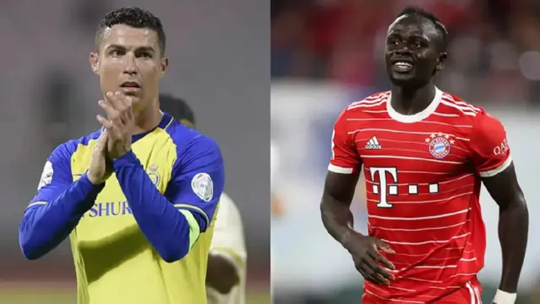 Sadio Mané rejoint Al-Nassr Sadio Mané en maillot de football lors d'un match.