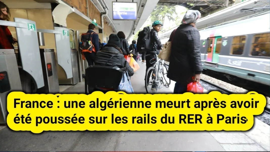 Paris : une algérienne de 52 ans meurt après avoir été poussée sur les rails Groupe de personnes dans une station de métro à Paris.