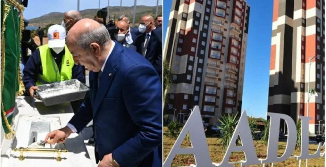 Construction de logements AADL à Alger Inauguration d'un nouveau projet immobilier AADL à Alger.