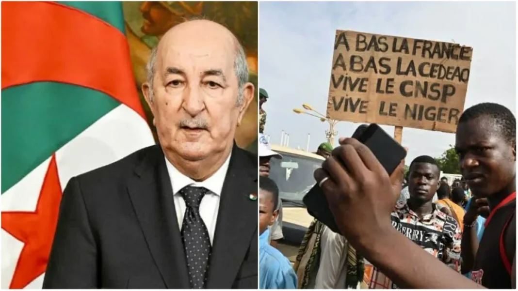 Soutien à la stabilité au Niger Protestation au Niger contre la France et le gouvernement nigérien.