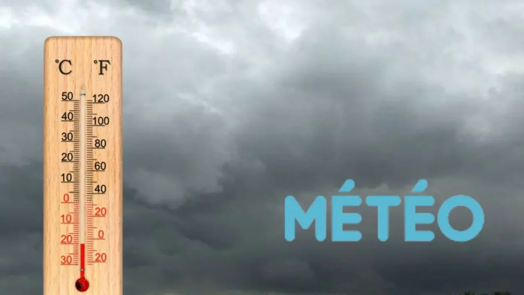 Prévisions Météo Algérie 23 Septembre 2023 : Alertes et Températures Thermomètre en bois indiquant la température en degrés Celsius et Fahrenheit.