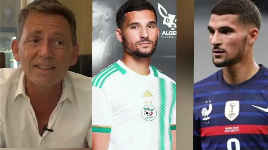 Analyse de l'image de Maghrebactu Discussion sur Houssem Aouar et football, analyse sportive.