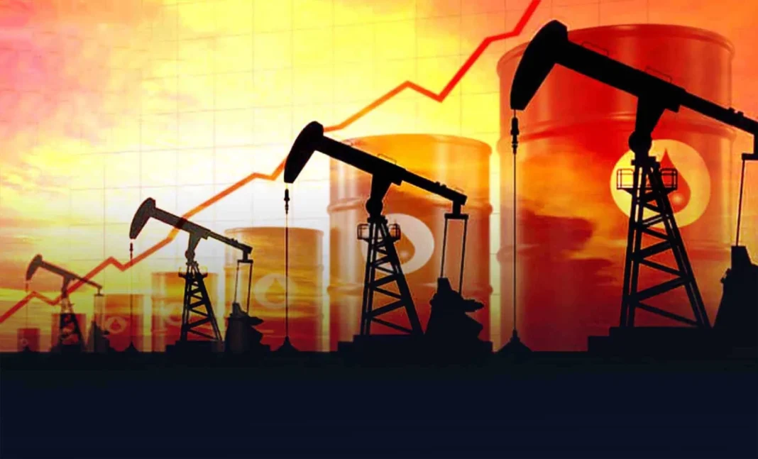 Prix du Pétrole : une nouvelle fois, il y a péril en la demeure Pétrole et graphique de croissance des prix.