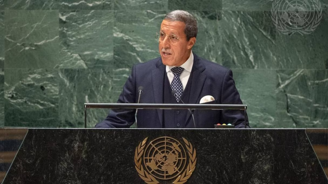 Intégrité territoriale : Une valeur ancestrale pour le Maroc, déclare son Ambassadeur à l’ONU Représentant marocain parlant à l'ONU sur l'intégrité territoriale.