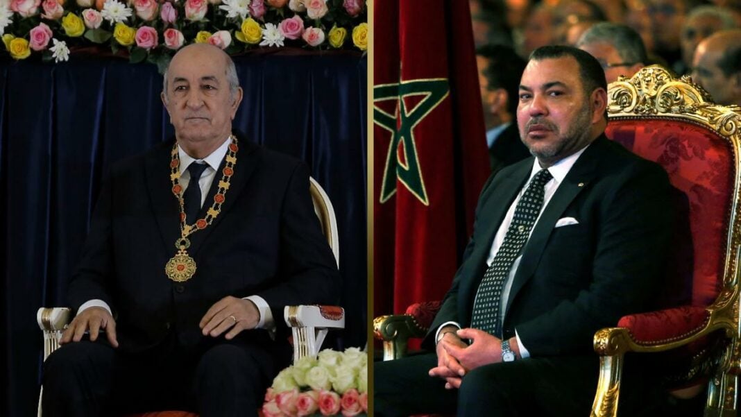 Sahara Occidental : Tension brûlante entre le Maroc et l’Algérie à l’ONU Le roi du Maroc et le président algérien lors d'une réunion à l'ONU.