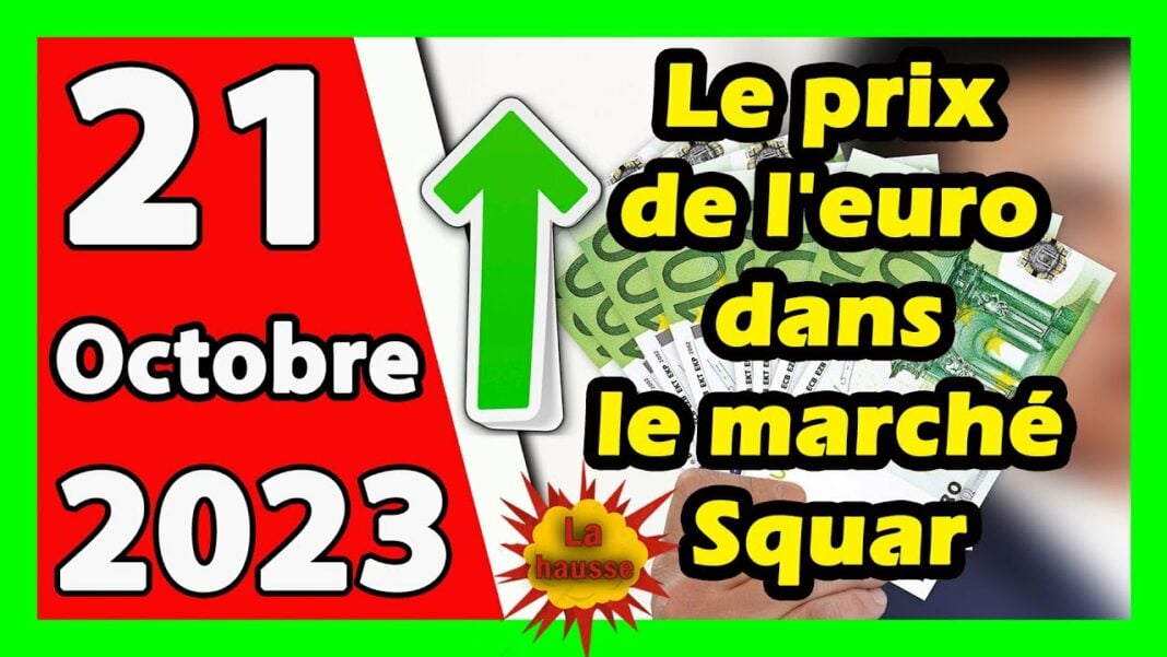 Prix de l'euro en hausse sur le marché noir en Algérie.