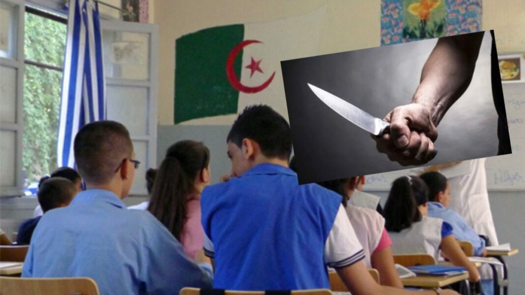 Élève poignarde son enseignante à Sétif Élève avec un couteau dans une classe, incident à Sétif.