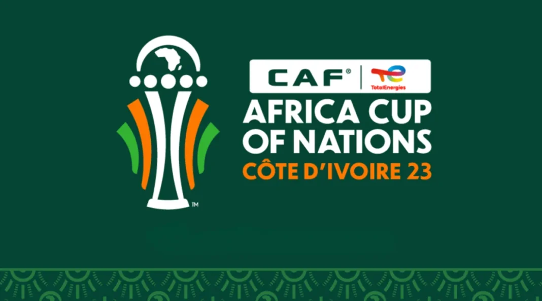 CAN 2023 : la CAF dévoile la chanson officielle du tournoi, écoutez ici ! (vidéo) Logo officiel de la Coupe d'Afrique des Nations 2023 en Côte d'Ivoire.