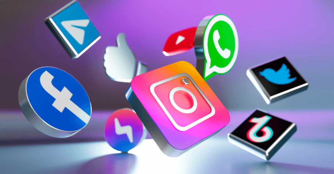 Création d’un « Facebook made in Algeria » : Des directives de Tebboune Icônes de Facebook, Instagram, WhatsApp, Twitter et TikTok.