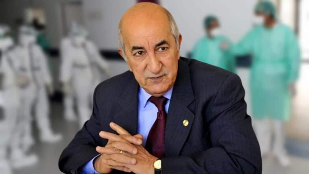 L’Algérie réaffirme son soutien indéfectible à la cause palestinienne Homme politique algérien lors d'une visite officielle en présence de personnel médical.