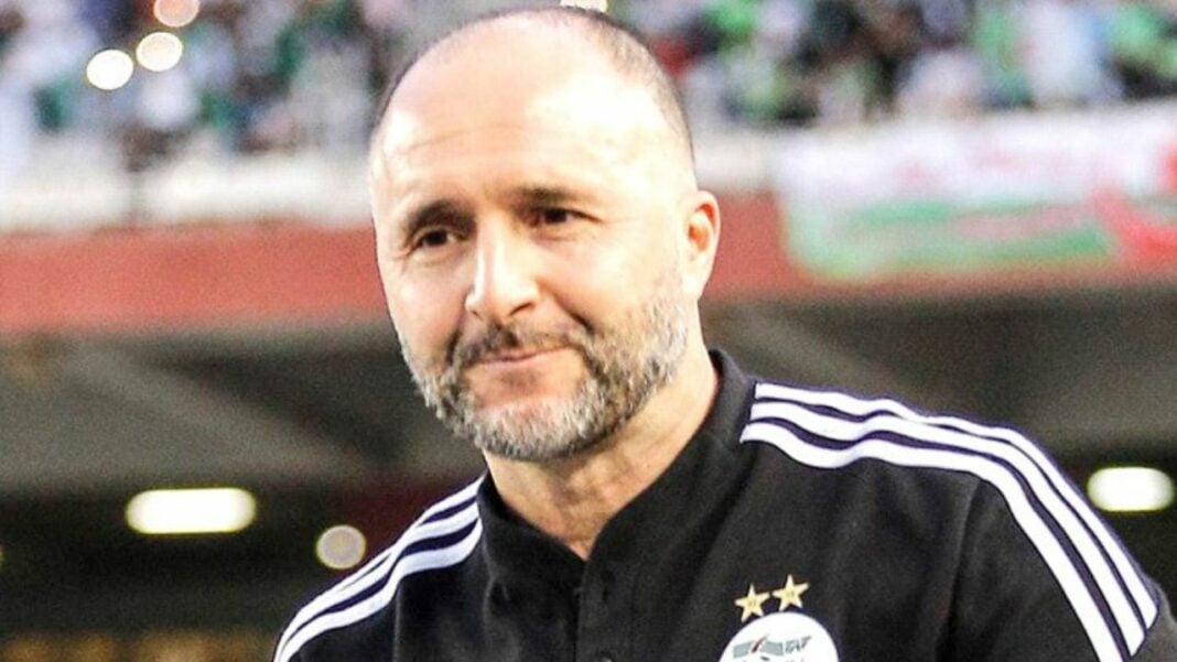 CAN 2023 : Djamel Belmadi s’exprime sur le stage préparatoire et réagit aux critiques des consultants TV Djamel Belmadi, entraîneur de l'Algérie, lors d'une conférence de presse.