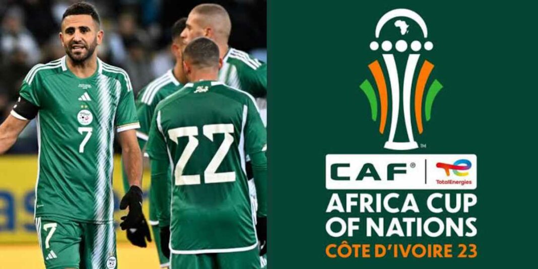 Équipe nationale d'Algérie en préparation pour la CAN 2023 en Côte d'Ivoire.