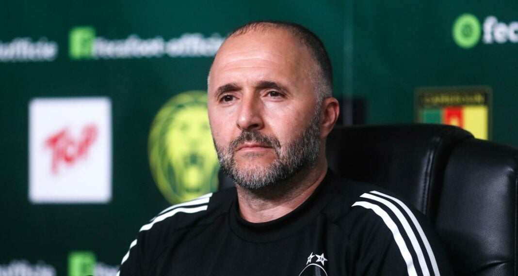 CAN 2023 : La FAF frappe fort – soutenons ensemble Djamel Belmadi et l’équipe d’Algérie vers la victoire! Djamel Belmadi, entraîneur de l'équipe d'Algérie lors de la CAN 2023.