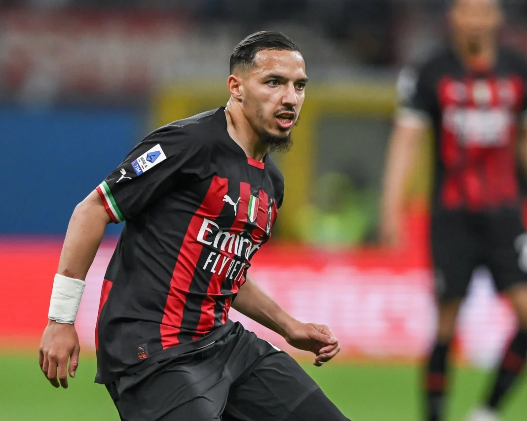 Garder Bennacer le plus possible : Découvrez la stratégie du Milan AC pour arriver à ses fins Joueur de football Bennacer en pleine action sur le terrain.