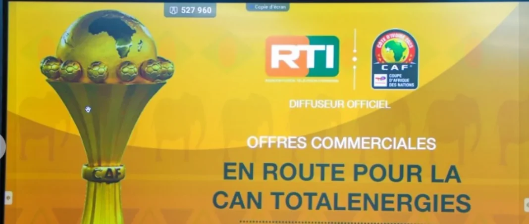 RTI, chaîne ivoirienne, offre une aubaine pour la CAN 2023 en Afrique.