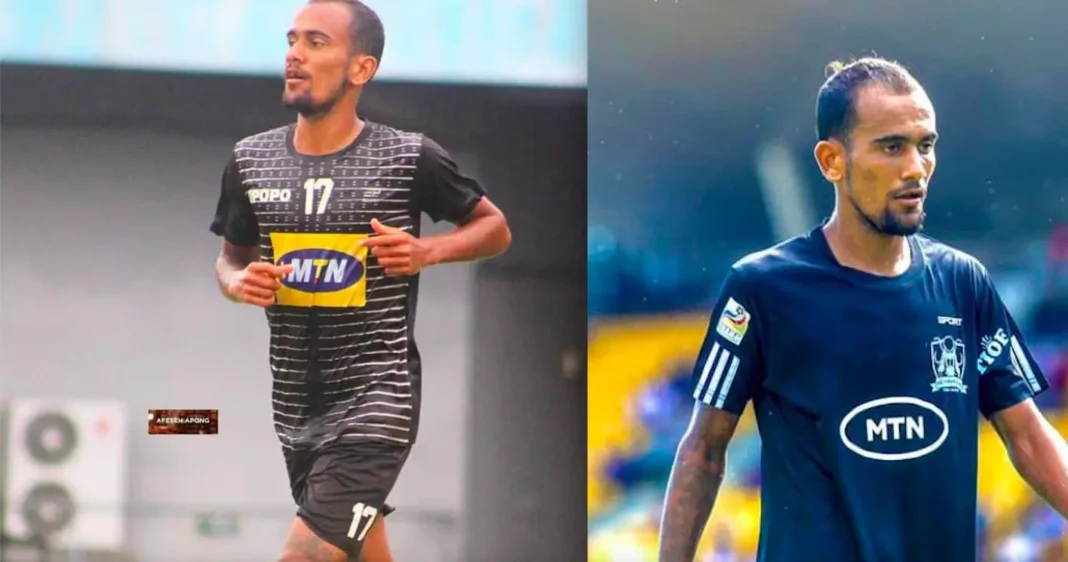 Le benjamin pas comme les autres ! Rigobert Song invite Wilfried Nathan Douala, 17 Ans (Ou pas ?), à la CAN 2023 Wilfried Nathan Douala, jeune footballeur camerounais, lors d'un entraînement ou match.
