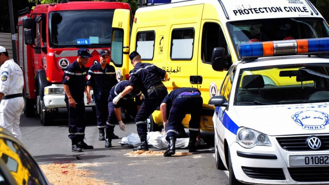 Secours d'urgence à Sétif après une chute du 4ᵉ étage.