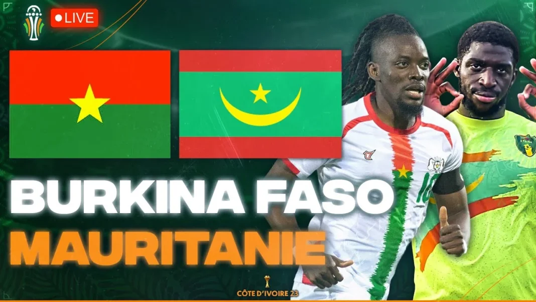 Match Burkina Faso vs Mauritanie 2023 Match de football Burkina Faso contre Mauritanie en direct 2023.