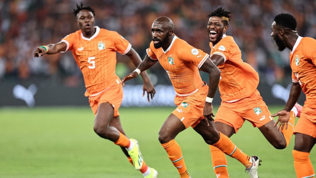 Triomphe du Cap Vert en CAN 2023 Les joueurs du Cap Vert célèbrent leur victoire lors de la CAN 2023.