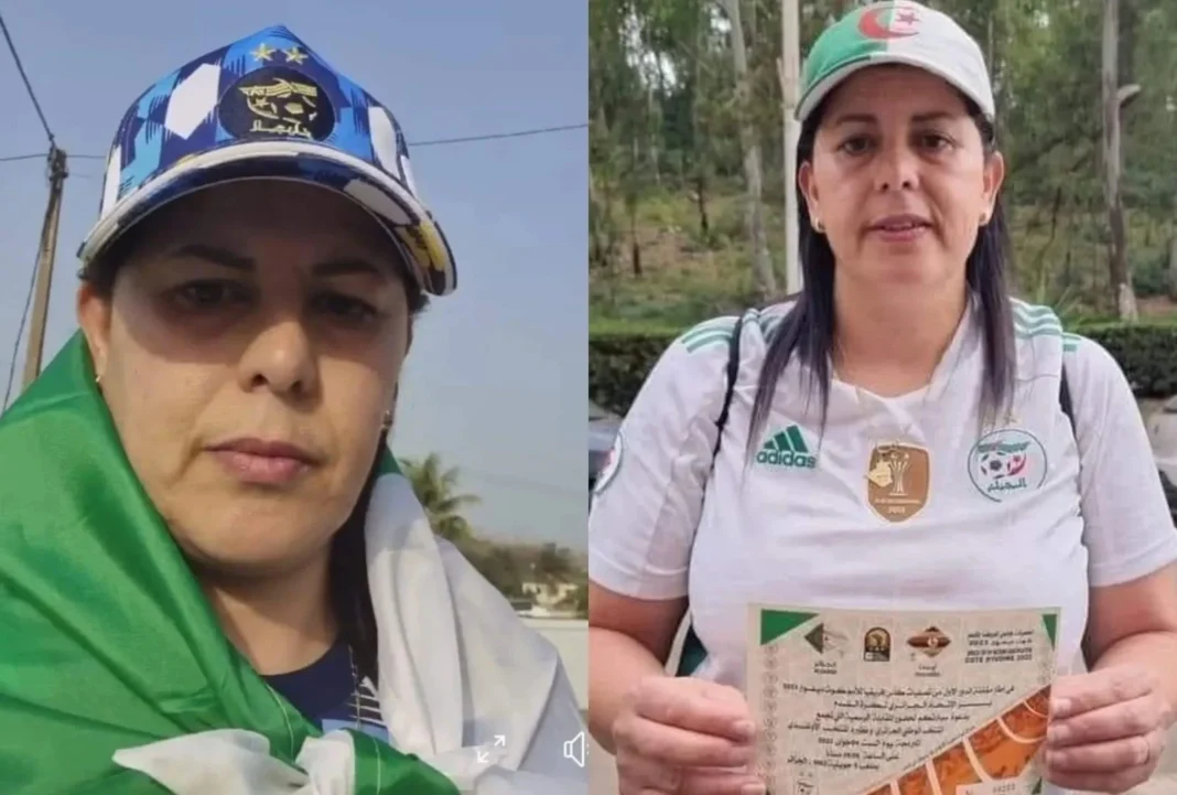 Supporters algériens à la CAN 2023 Deux supportrices algériennes lors de la CAN 2023 en Côte d'Ivoire.