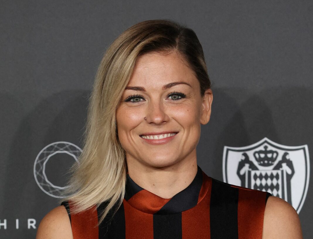 Laure Boulleau lors d'une interview critique Karim Benzema.