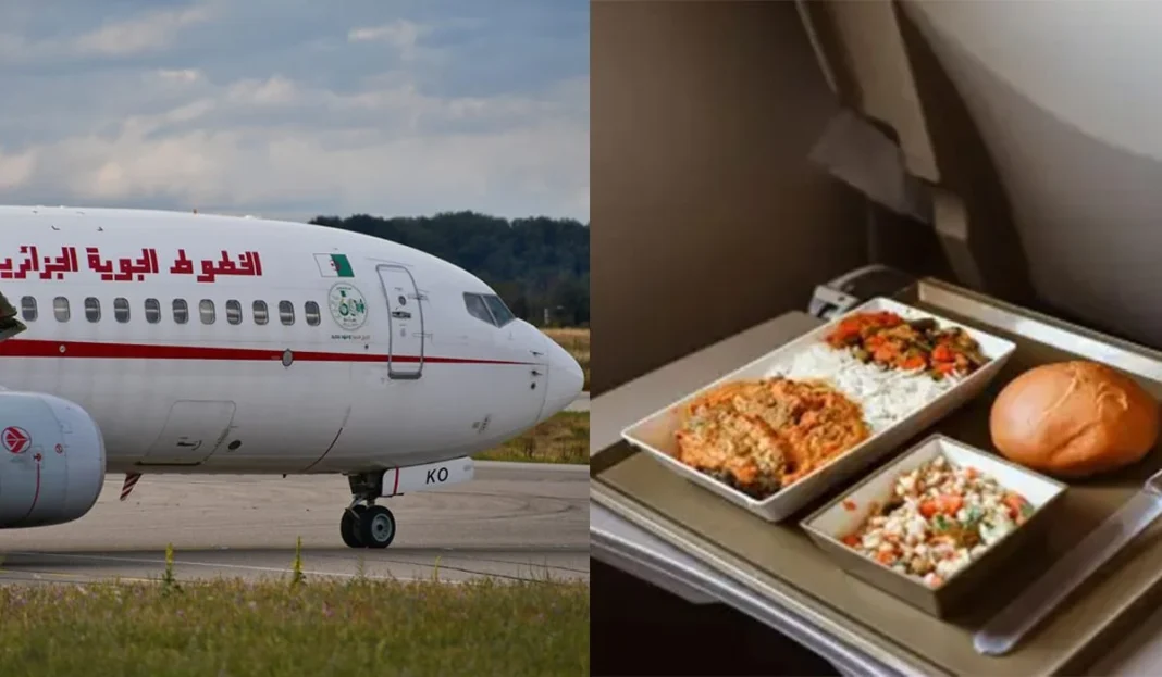 incident alimentaire Repas à bord d'un vol Air Algérie après intoxication présumée.