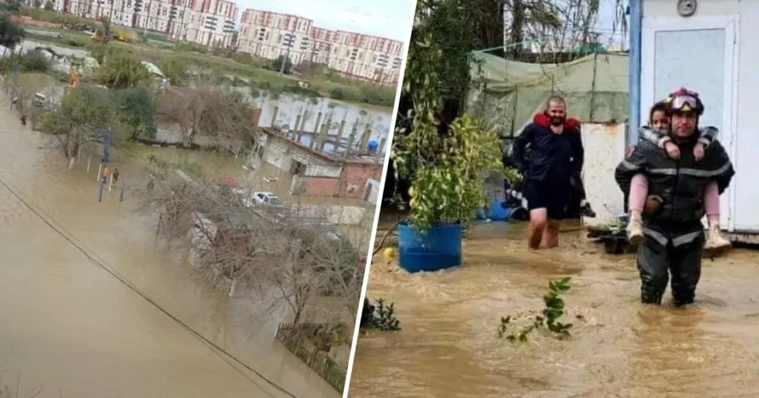 Algérie : voici le bilan des précipitations par ville Inondations à Alger et Tizi Ouzou après de fortes pluies.