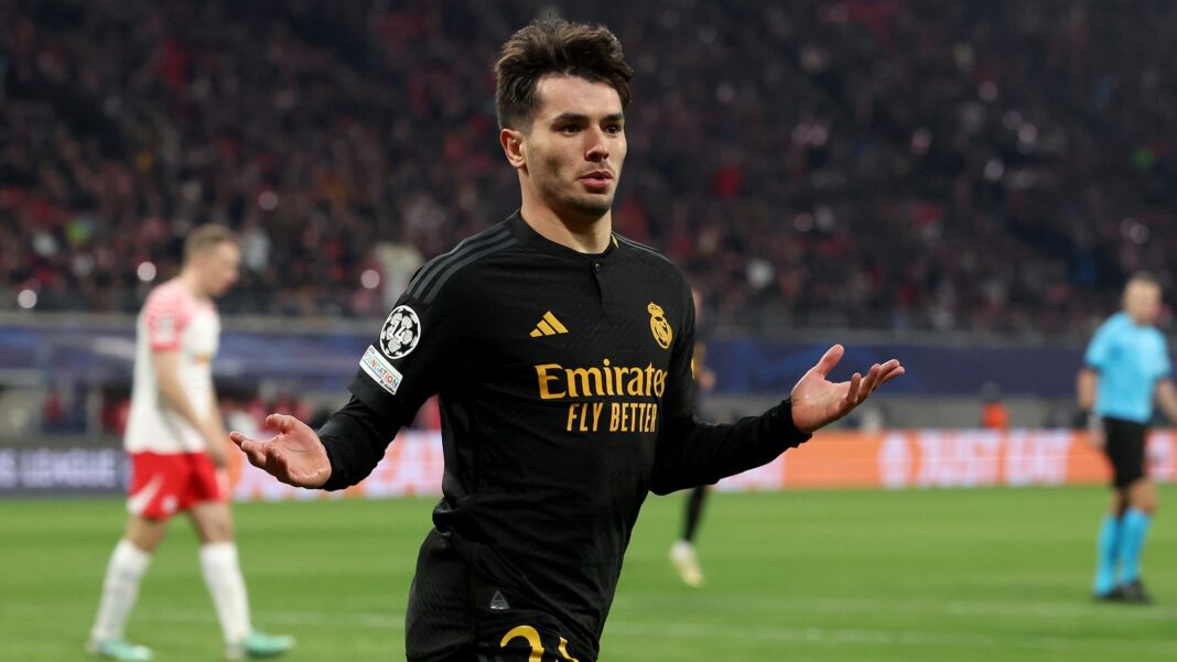 Polémique avec le Maroc : Brahim Diaz se « moque » des « Lions de l’Atlas » Brahim Diaz en action lors d'un match de football.