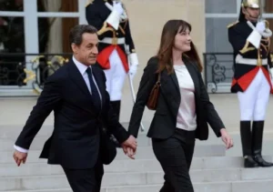 Nicolas Sarkozy et sa femme au Maroc