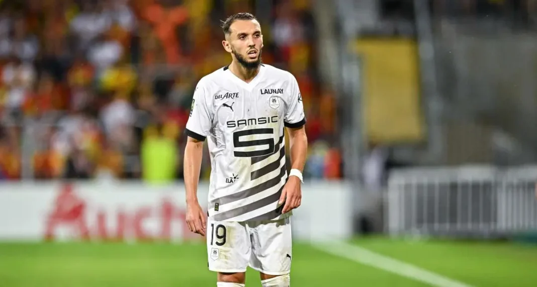 Amine Gouiri déroule! Encore une prestation XXL du Fennec Amine Gouiri portant le maillot du Fennec sur le terrain.